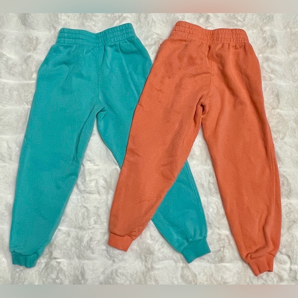 Nike Kids Turquoise and Orange Sweatpants - Picture 2 of 4